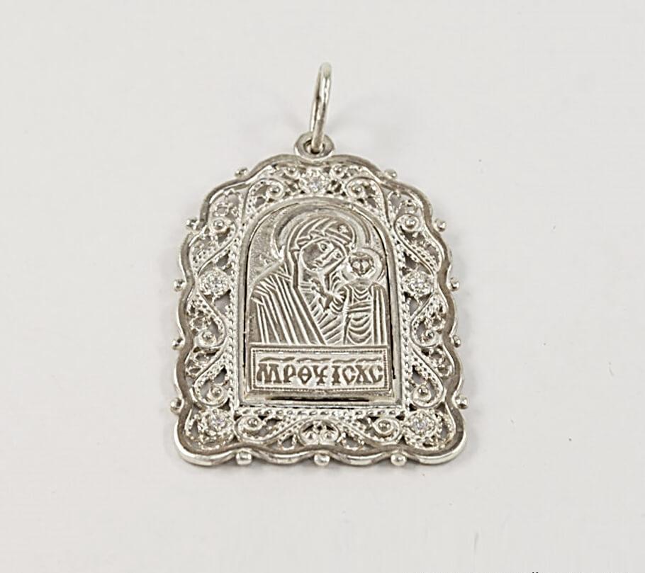 

Иконка матерь божья Maxi Silver 7168