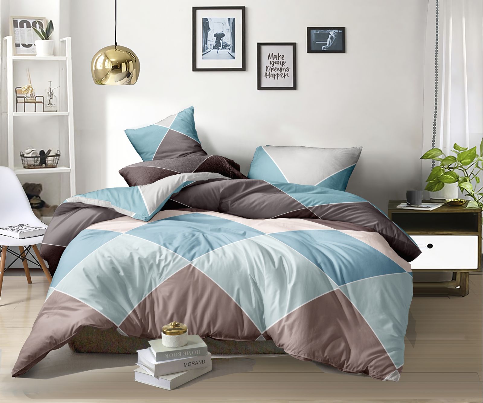 

Комплект постельного белья MirSon Бязь Premium Karine №356INT 143х210х2 см