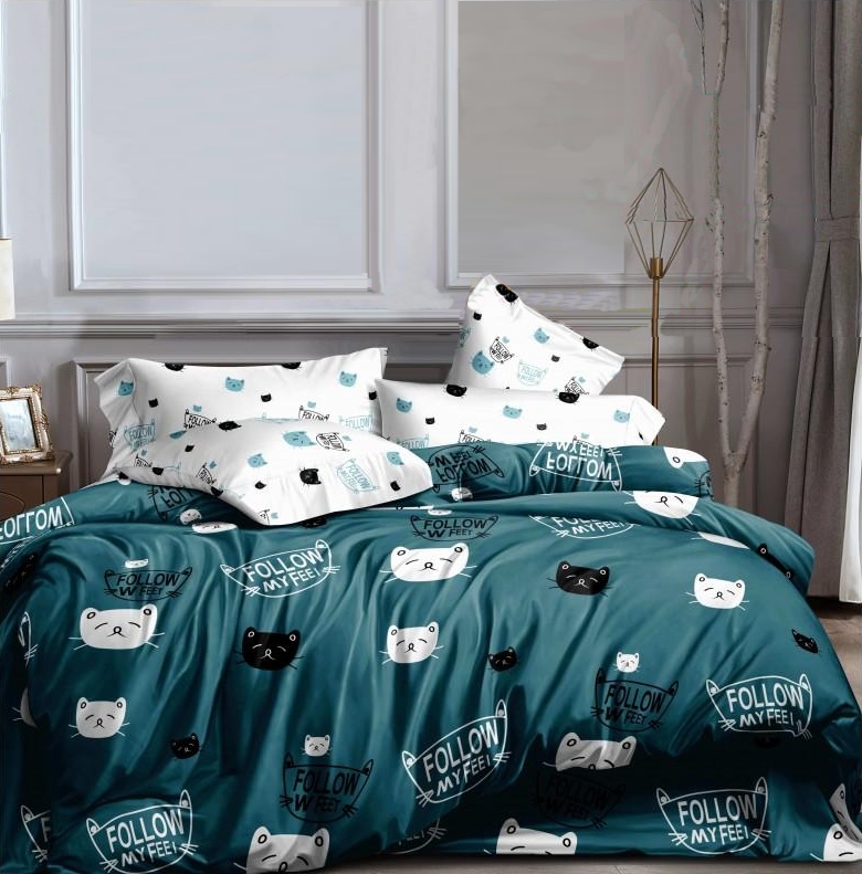 Акция на Комплект постельного белья MirSon Бязь Premium 17-0071 Monik 175х210 (2200001470699) от Rozetka UA