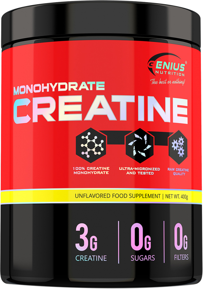 Акція на Креатин Genius Nutrition Creatine Monohydrate 400 г (5408295743223) від Rozetka UA