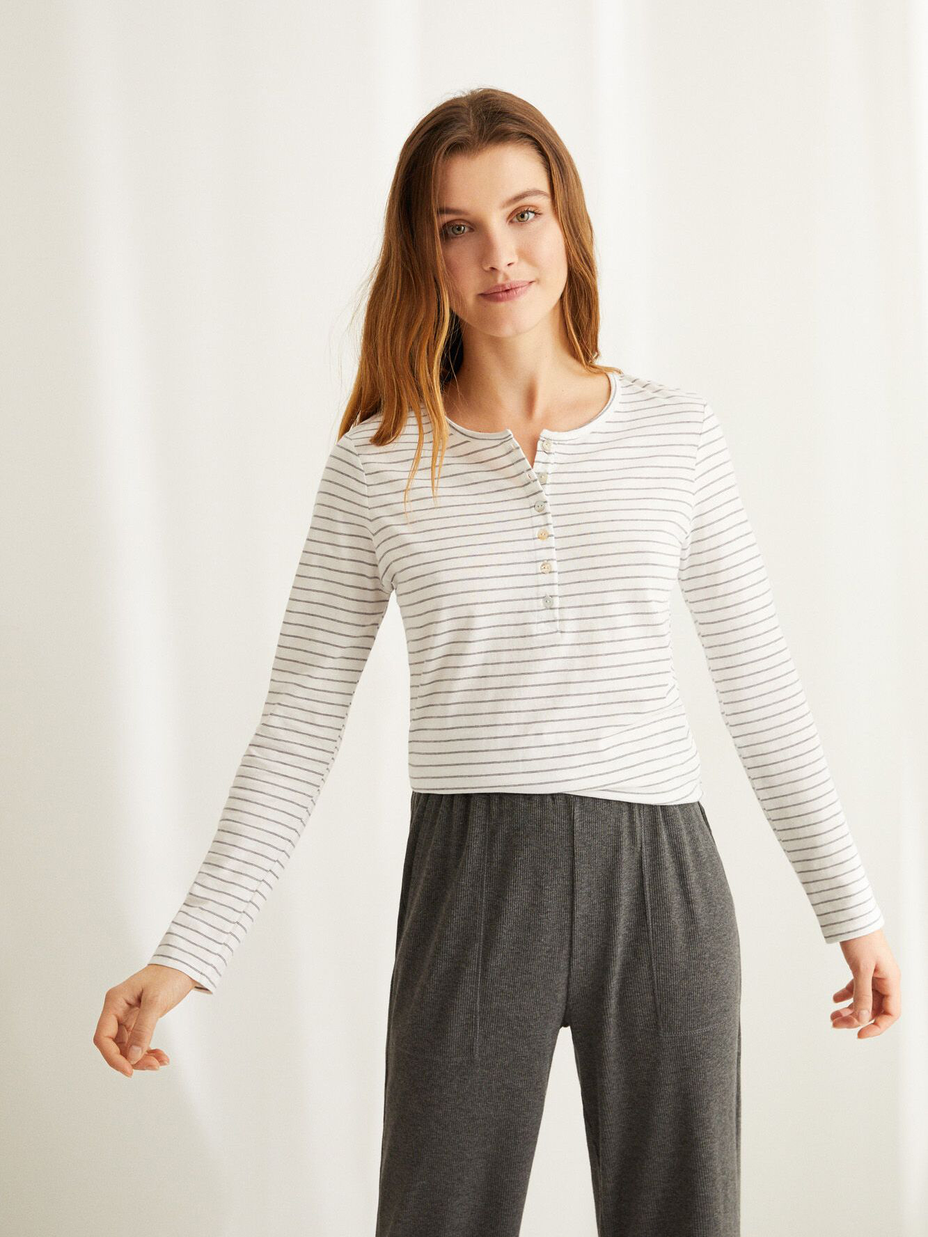 

Пижамный лонгслив Women'Secret 3279626-98 M Белый