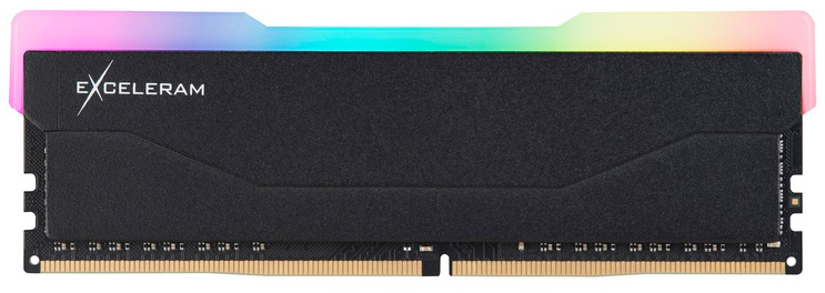

Оперативная память Exceleram DDR4-3200 8192MB PC4-25600 RGB X2 Series Black (ERX2B408326A)