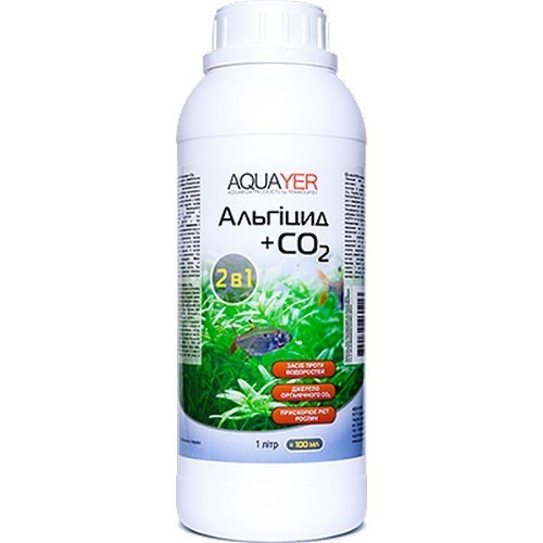Средство против водорослей Aquayer Альгицид + СО2 1 л