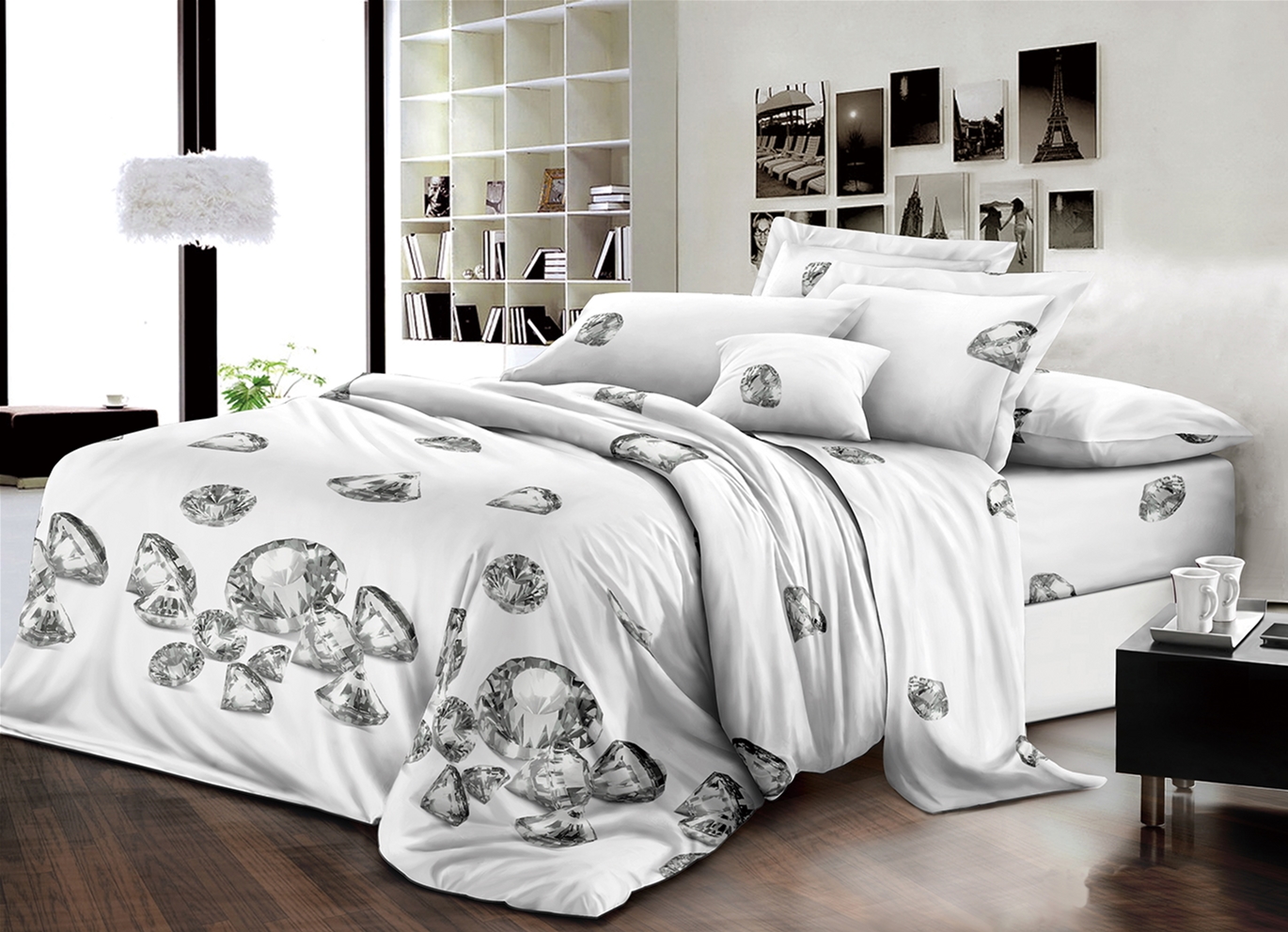 

Комплект постельного белья MirSon Бязь Premium 17-0128 Diamand 175х210 см