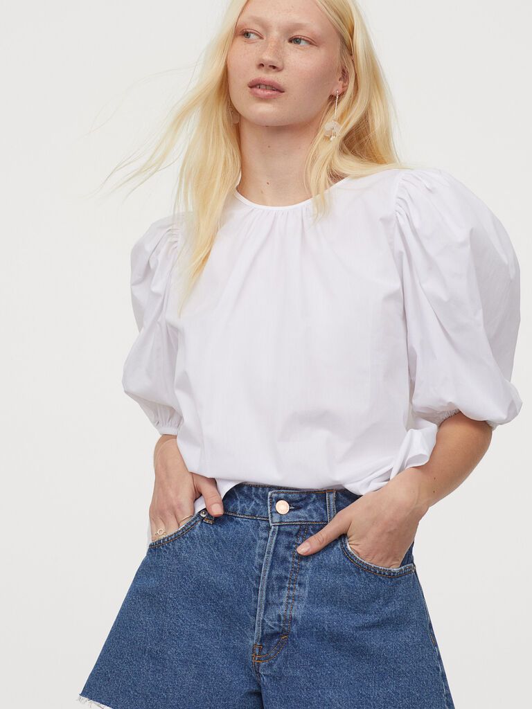 

Блузка H&M 060910278 М Белая