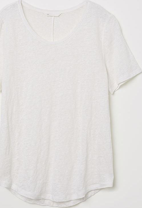 

Футболка H&M 060458924 S Молочная