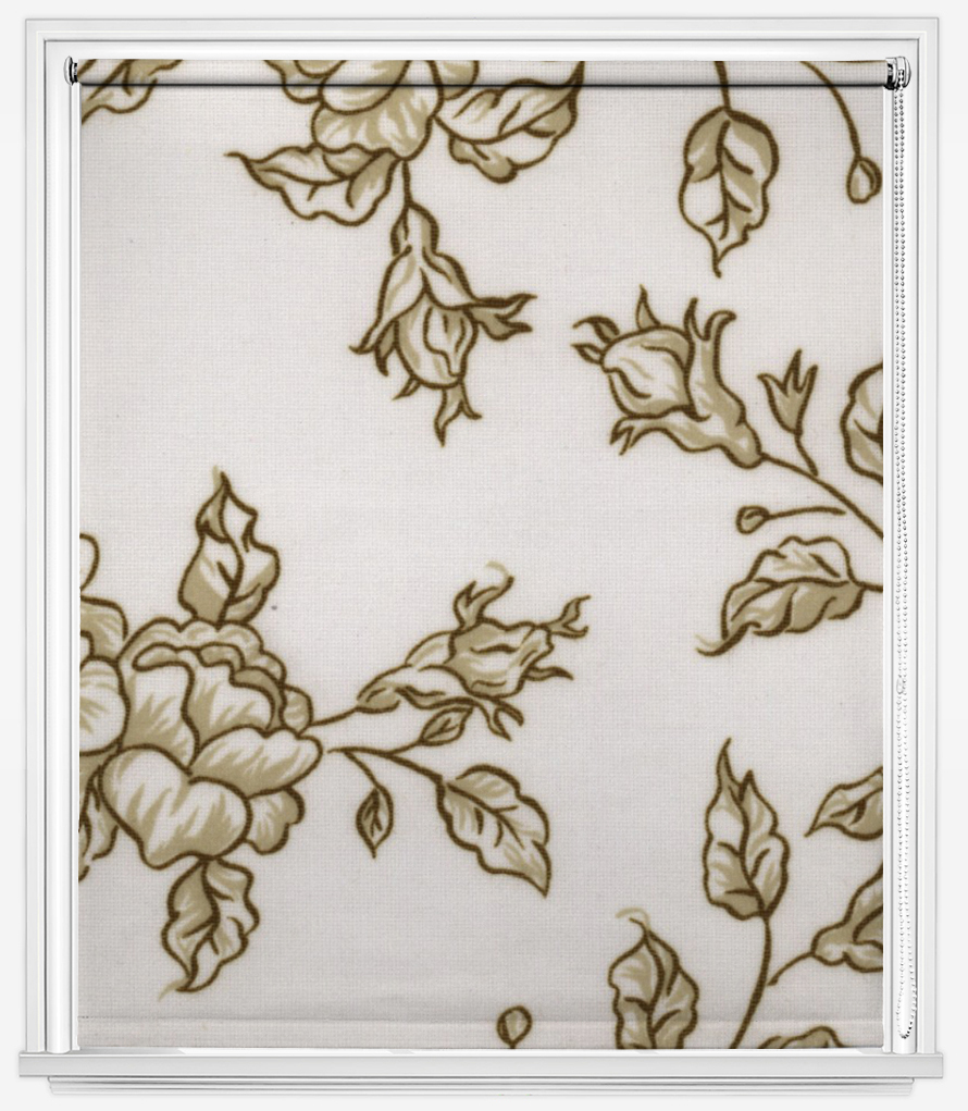 

Тканевые ролеты JST Roller Shades 189 150*160 см белый - оливковый