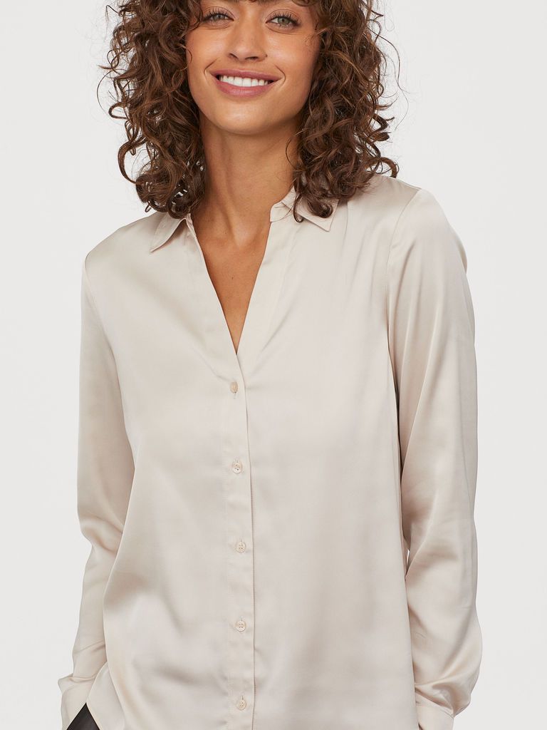 

Блузка H&M 060762846_biege 34 Бежевая