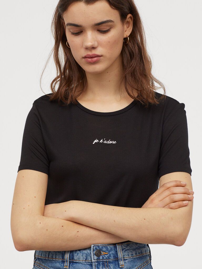 

Футболка H&M 060817166 XL Черная