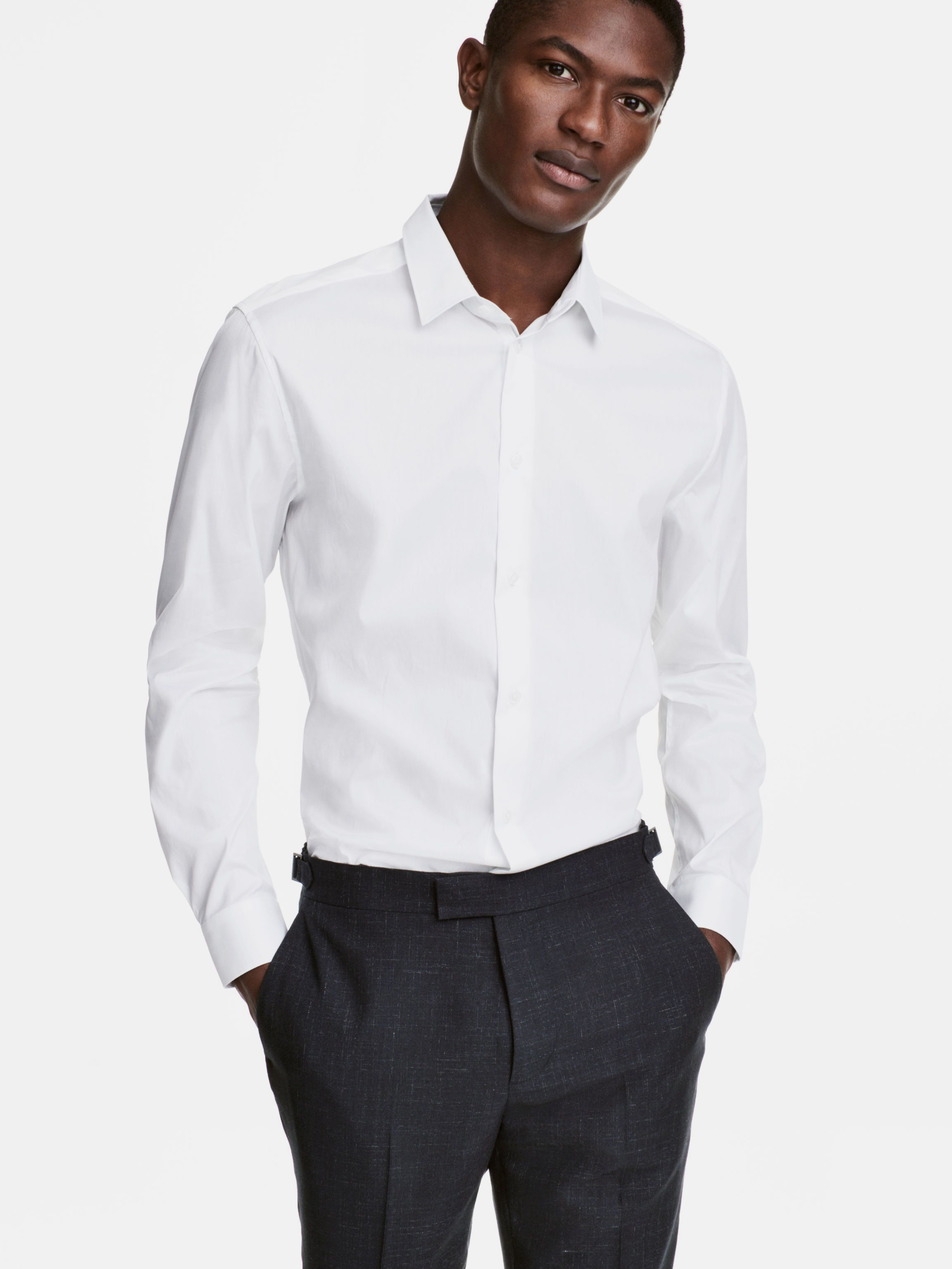 

Рубашка H&M 3929385-ACTS XL Белая