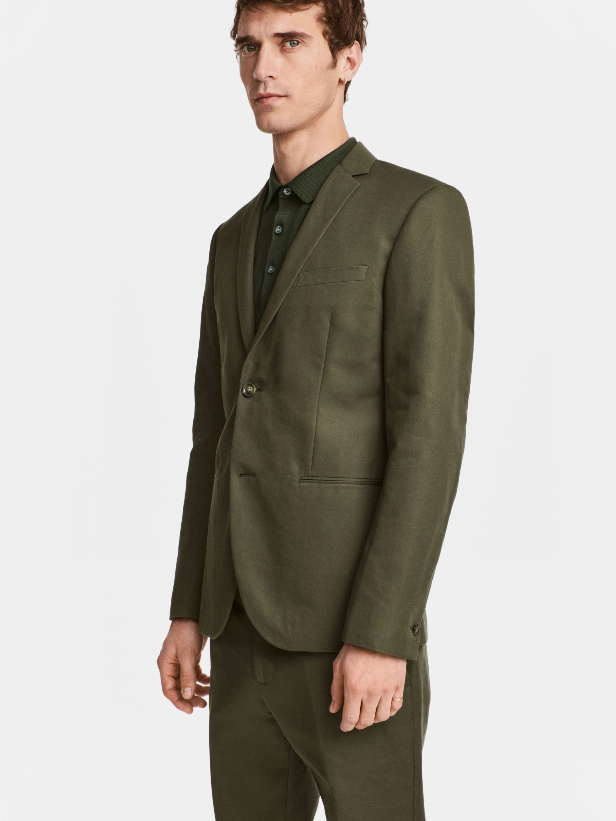 

Пиджак H&M 3406255-ACYC 58 Хаки