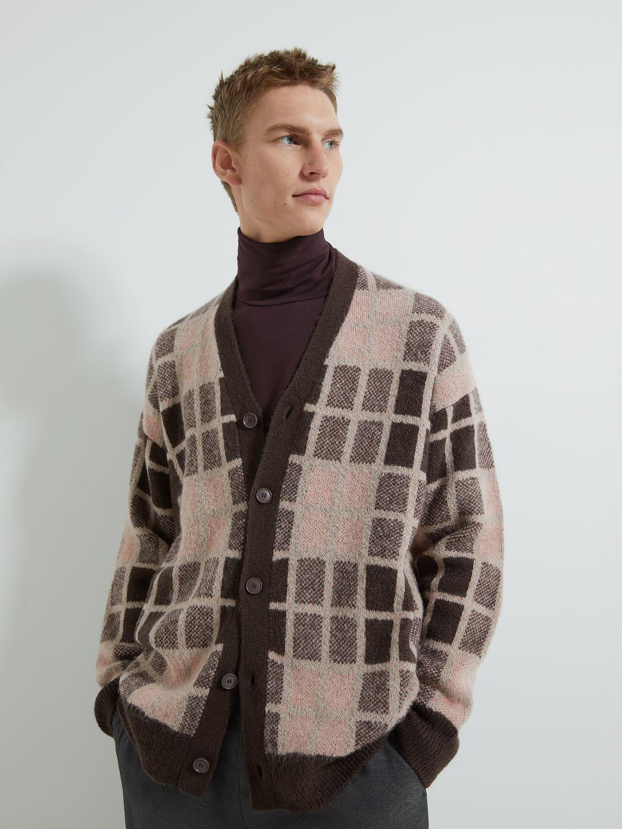 

Кардиган Zara 6674/301/620-ABQZ XL Розовый с коричневым