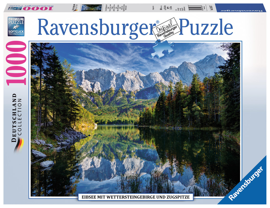 

Пазл Ravensburger Горное озеро (Mountain Lake) 1000 элементов