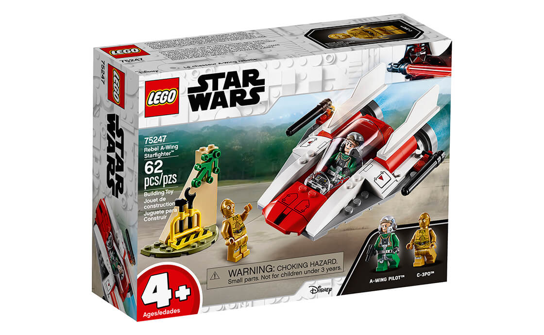 

Конструктор LEGO Зоряний винищувач типу A 62 деталей (75247)