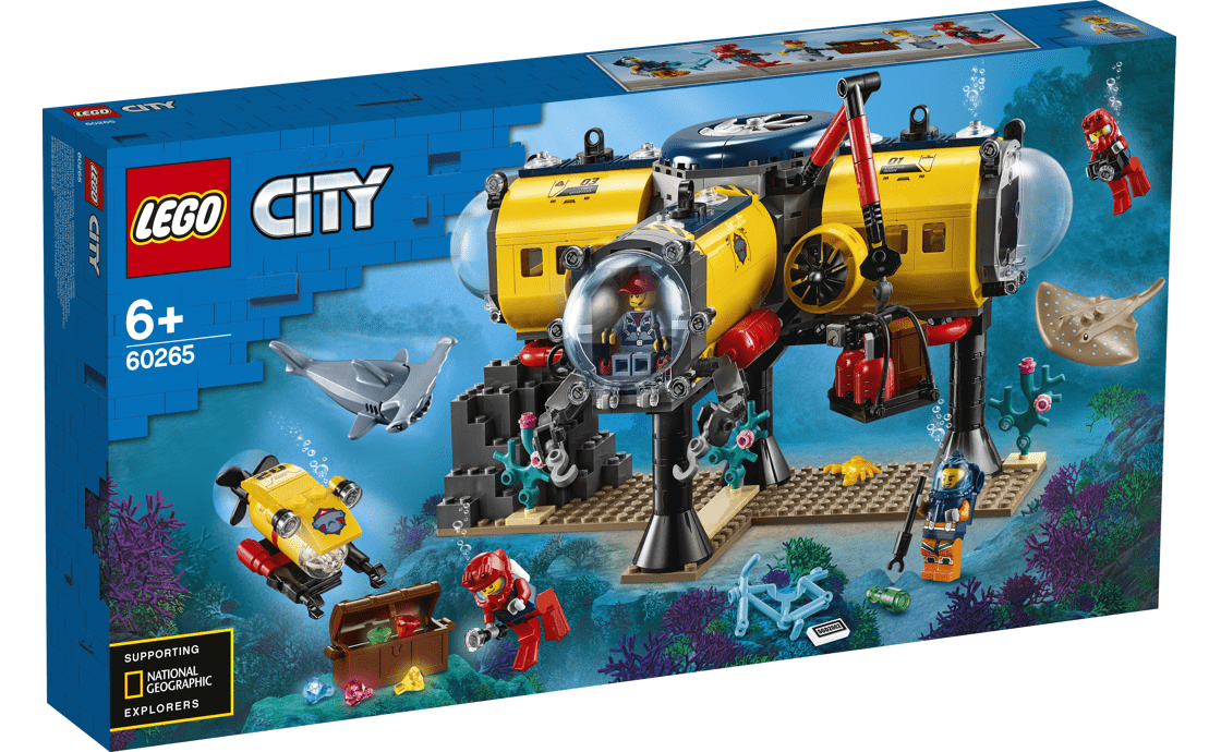 

Конструктор LEGO Океан: науково-дослідна станція 497 деталей (60265)