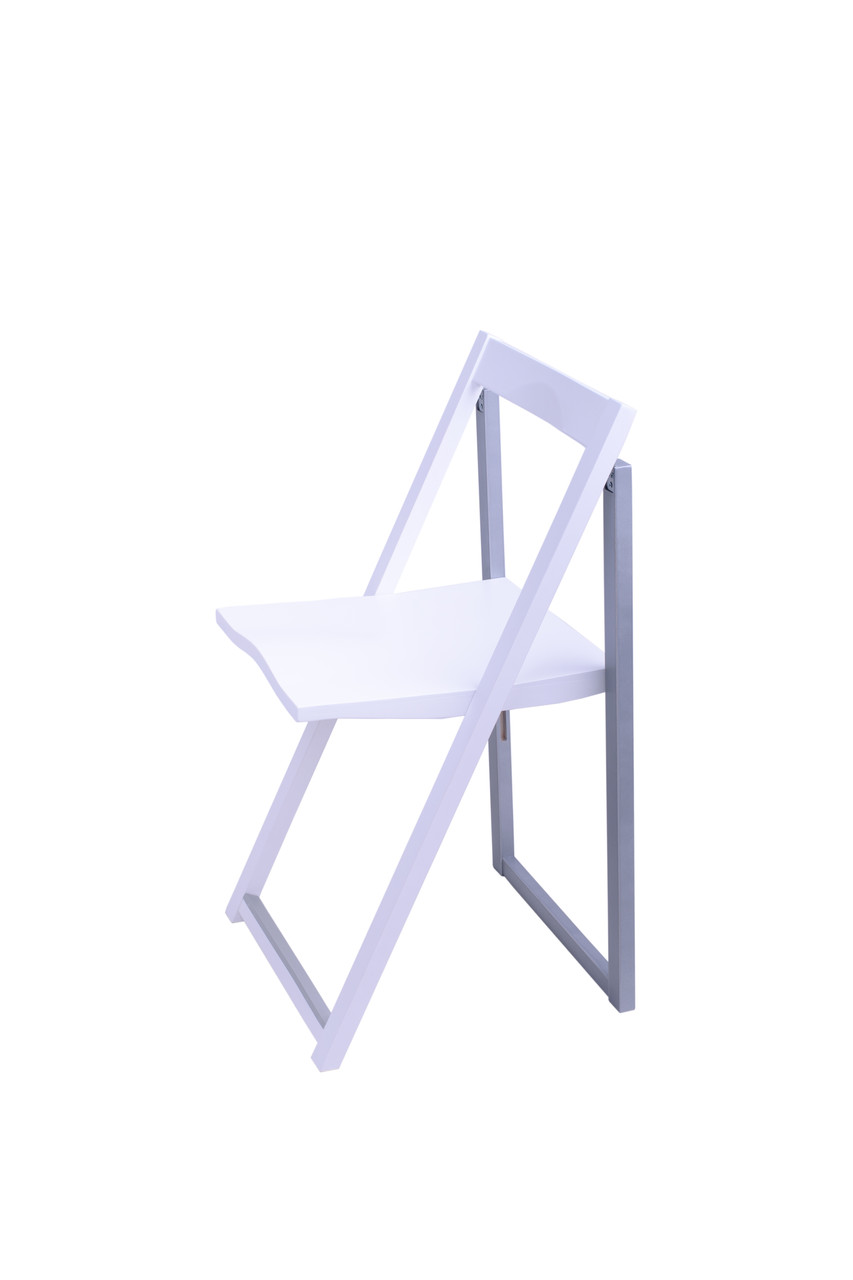 

Стул складной деревянный Silla Slim Белый