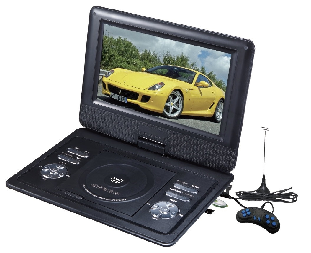 Портативный DVD плеер проигрыватель с T2 OPERA NS1129 - 13,8 дюймов FM ...