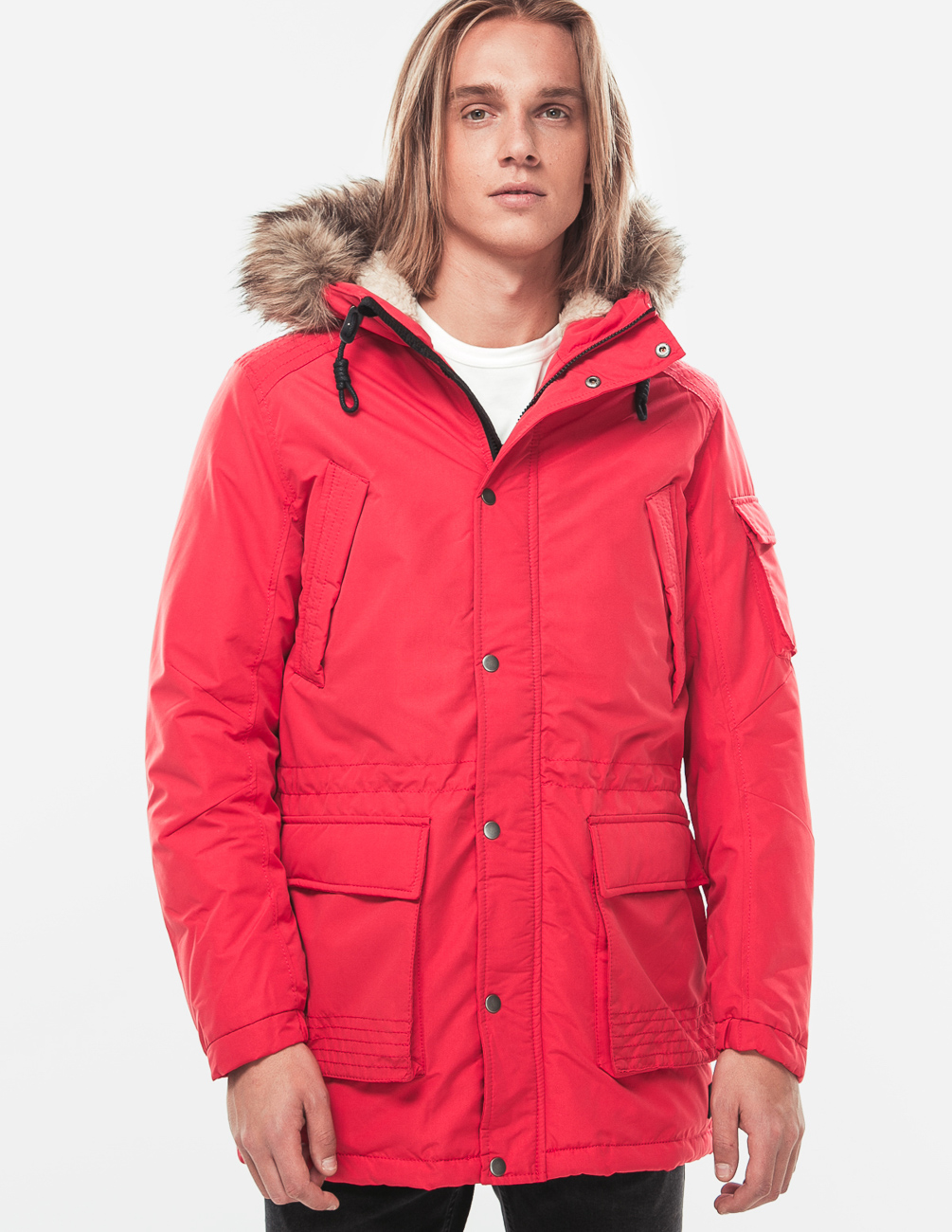

Куртка JACK&JONES М0104391 цвет красный L