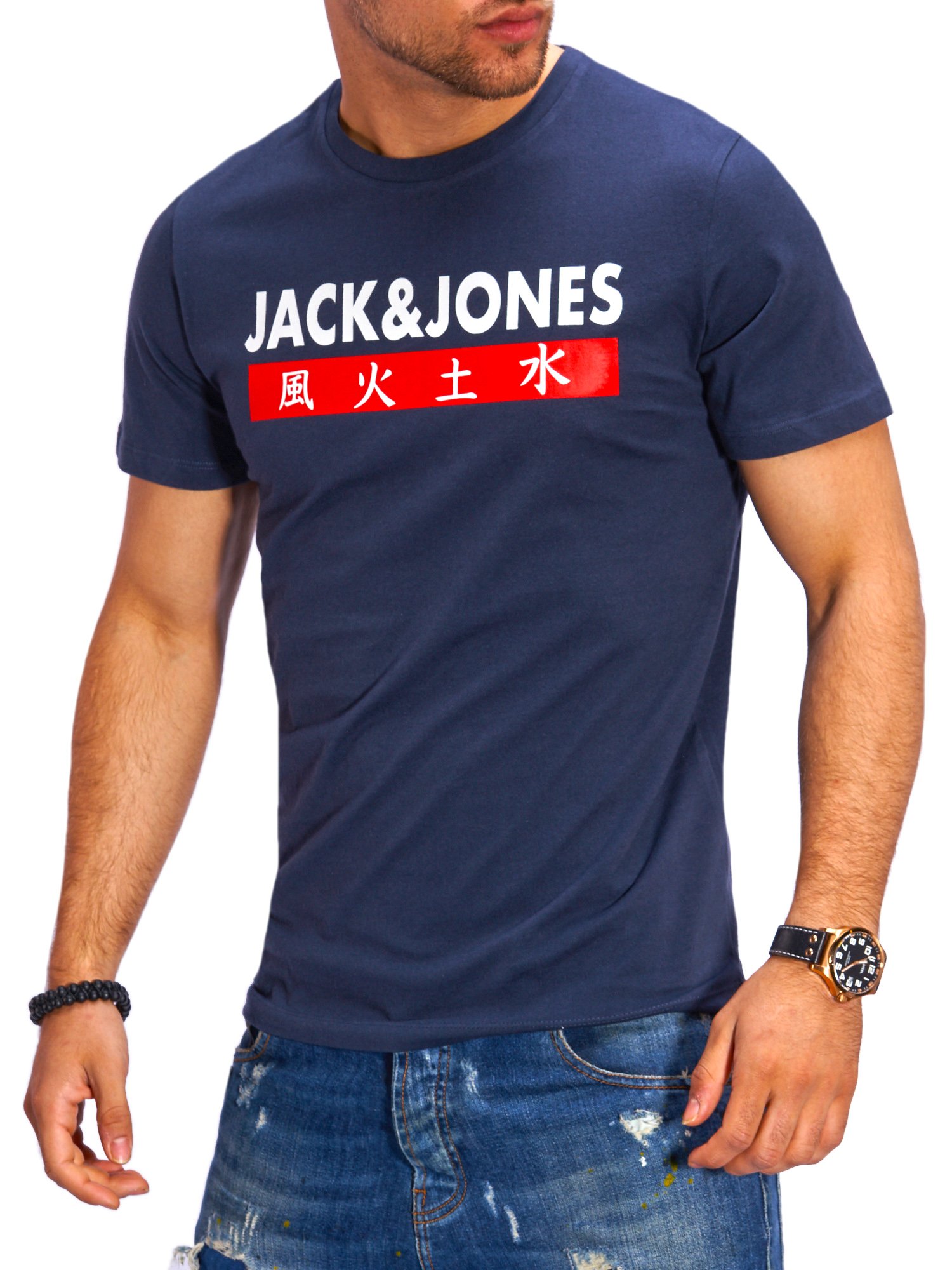 

Футболка Jack & Jones Total Eclipse  темно-синий, Футболка Jack & Jones Total Eclipse S темно-синий