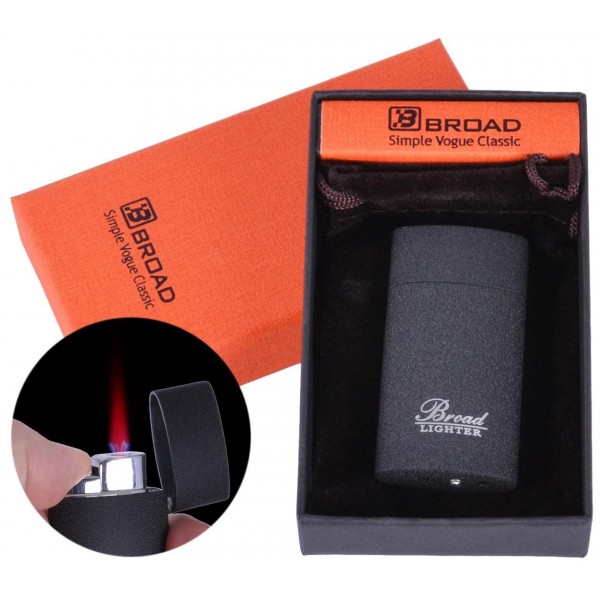 

Зажигалка газовая в подарочной упаковке Broad (Турбо пламя) №XT-4975 Black