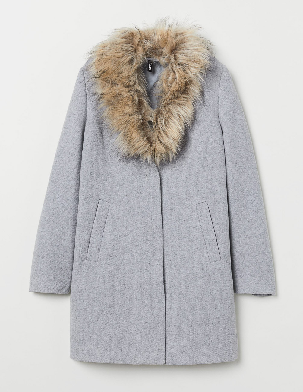 

Пальто H&M Ж1057007 цвет серый S