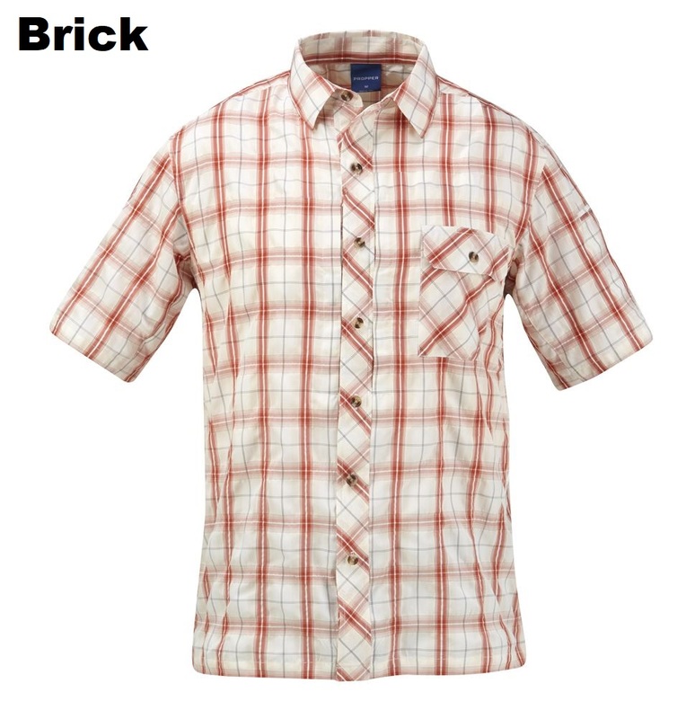

Тактическая рубашка Propper Covert Button-Up – Short Sleeve F53520 Medium, Brick (Червоний)