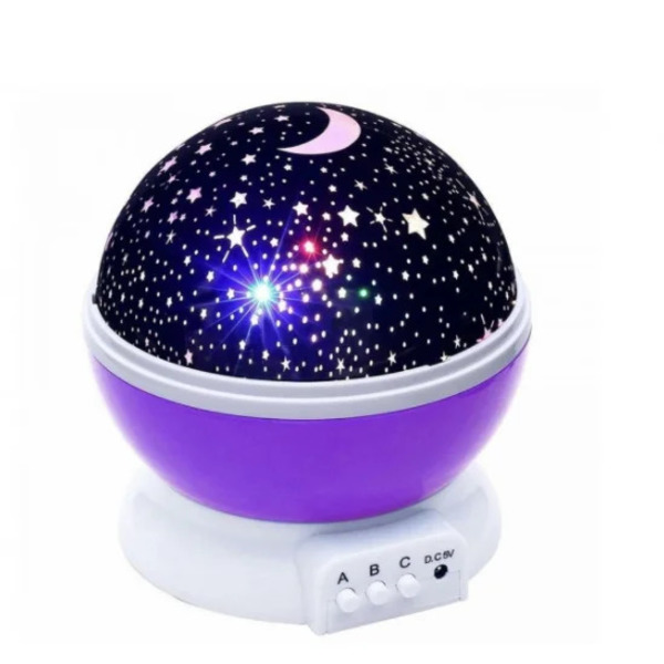 

Ночник - проектор звездное небо Star Master Dream вращающийся, фиолетовый (TDS3015)