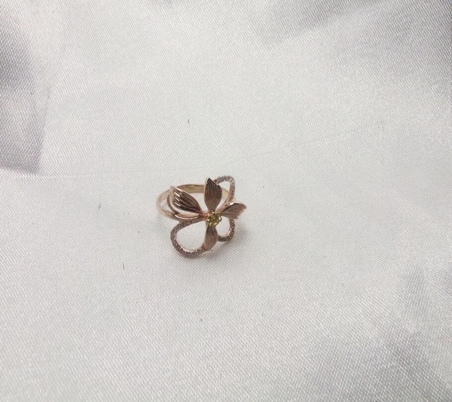 

Колечко в виде цветка Maxi Silver 6126 SE, размер 15.5