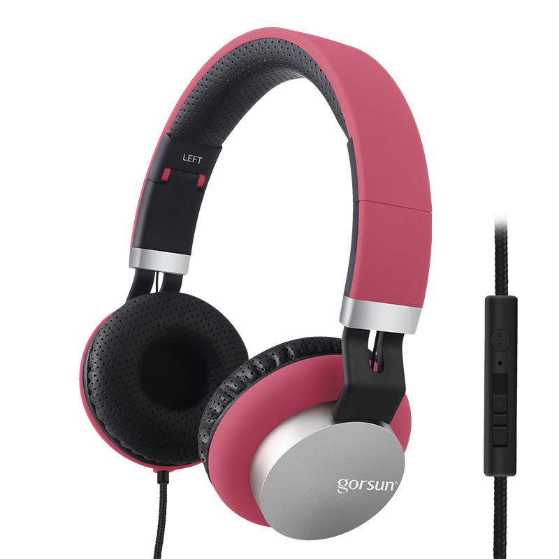 

Наушники проводные игровые с микрофоном Gorsun GS-789 стерео универсальные Pink (47453IM)