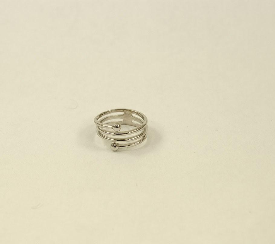 

Кольцо тройное Maxi Silver 8413 SE, размер 15.5