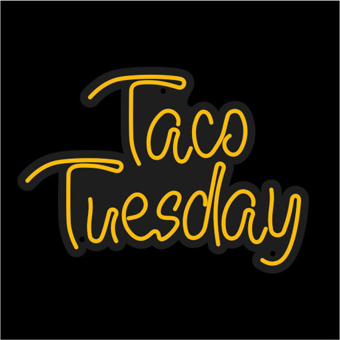 

Неоновая вывеска «Taco Tuesday»