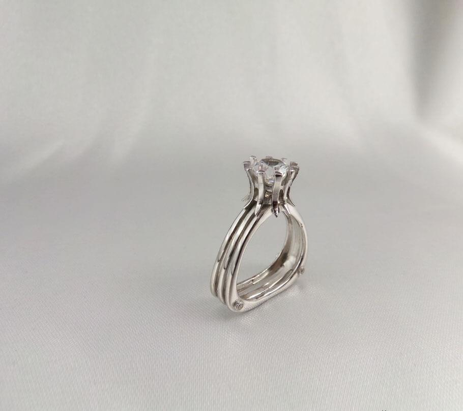 

Кольцо королевское Maxi Silver 4638 SE, размер 19.5