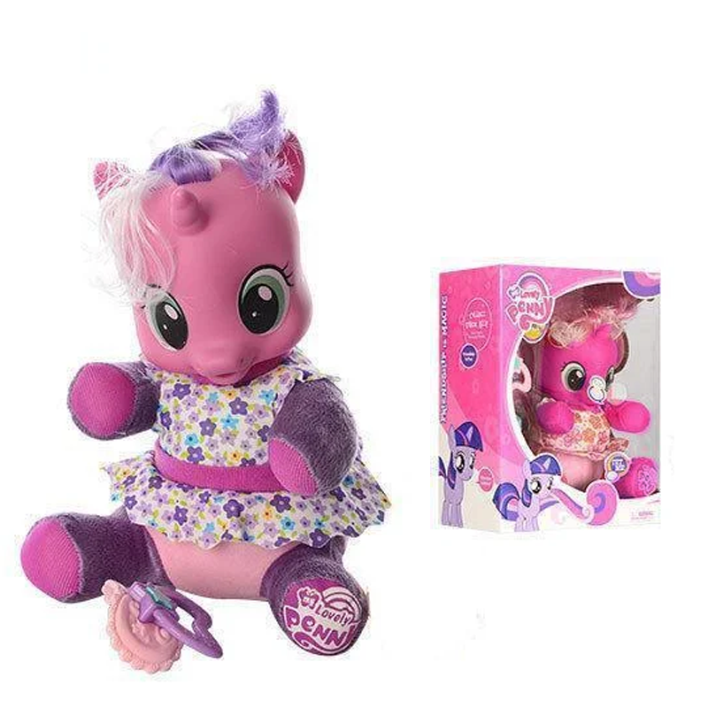

Мягкая игрушка Best Toys "Пони" + акксесуары Музыкальная игрушка для девочки (66232)