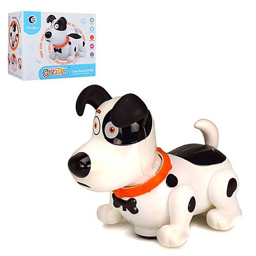 

Интерактивная игрушка "Cute Dog" черно-белый CHUANG XING (688)