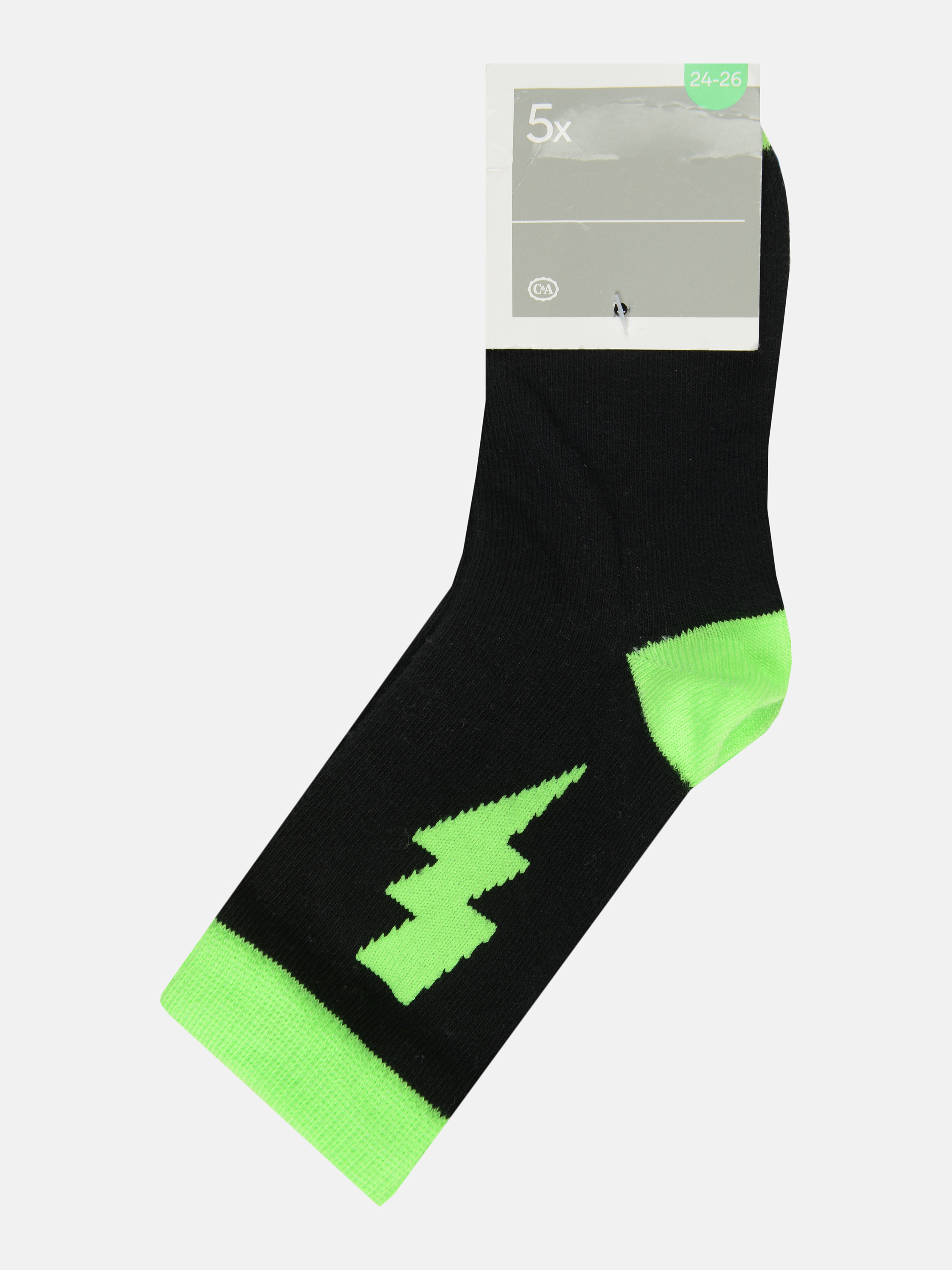 

Носки (5 пар) C&A   серо зеленый 4185279892505, Носки (5 пар) C&A 24 26 серо зеленый 4185279892505