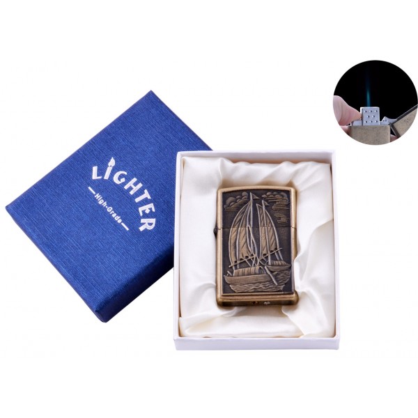

Зажигалка в подарочной коробке Лодка (Острое пламя) №XT-60-4