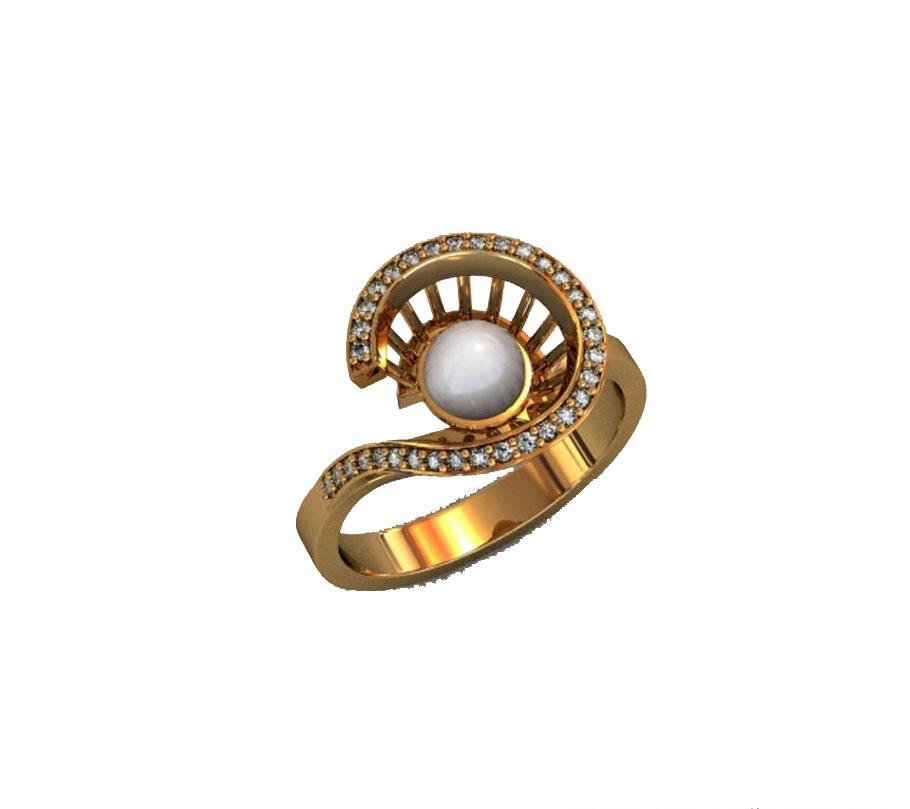 

Женское кольцо жемчужина Maxi Silver 4616 SE, размер 18.5