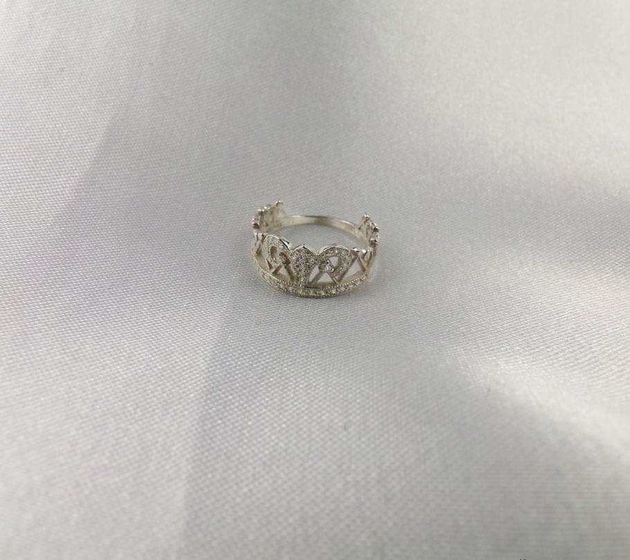 

Кольцо женское корона Maxi Silver 5630 SE, размер 17