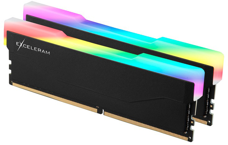 

Оперативная память Exceleram DDR4-3600 32768MB PC4-28800 (Kit of 2x16384) RGB X2 Series Black (ERX2B432369CD)