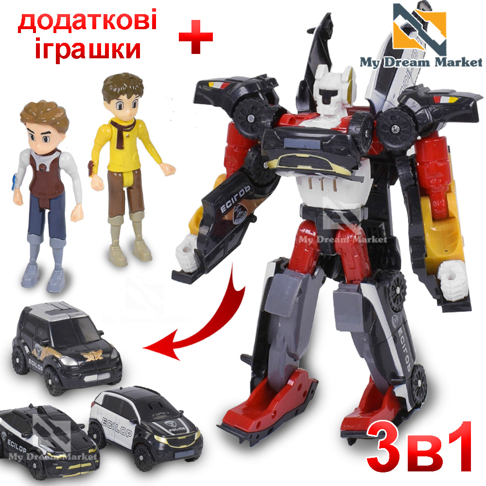 

Робот трансформер TRITAN тобот супергерой с дополнениями для мальчиков – Хорошая игрушка для детей с подвижными деталями со звуками и светом