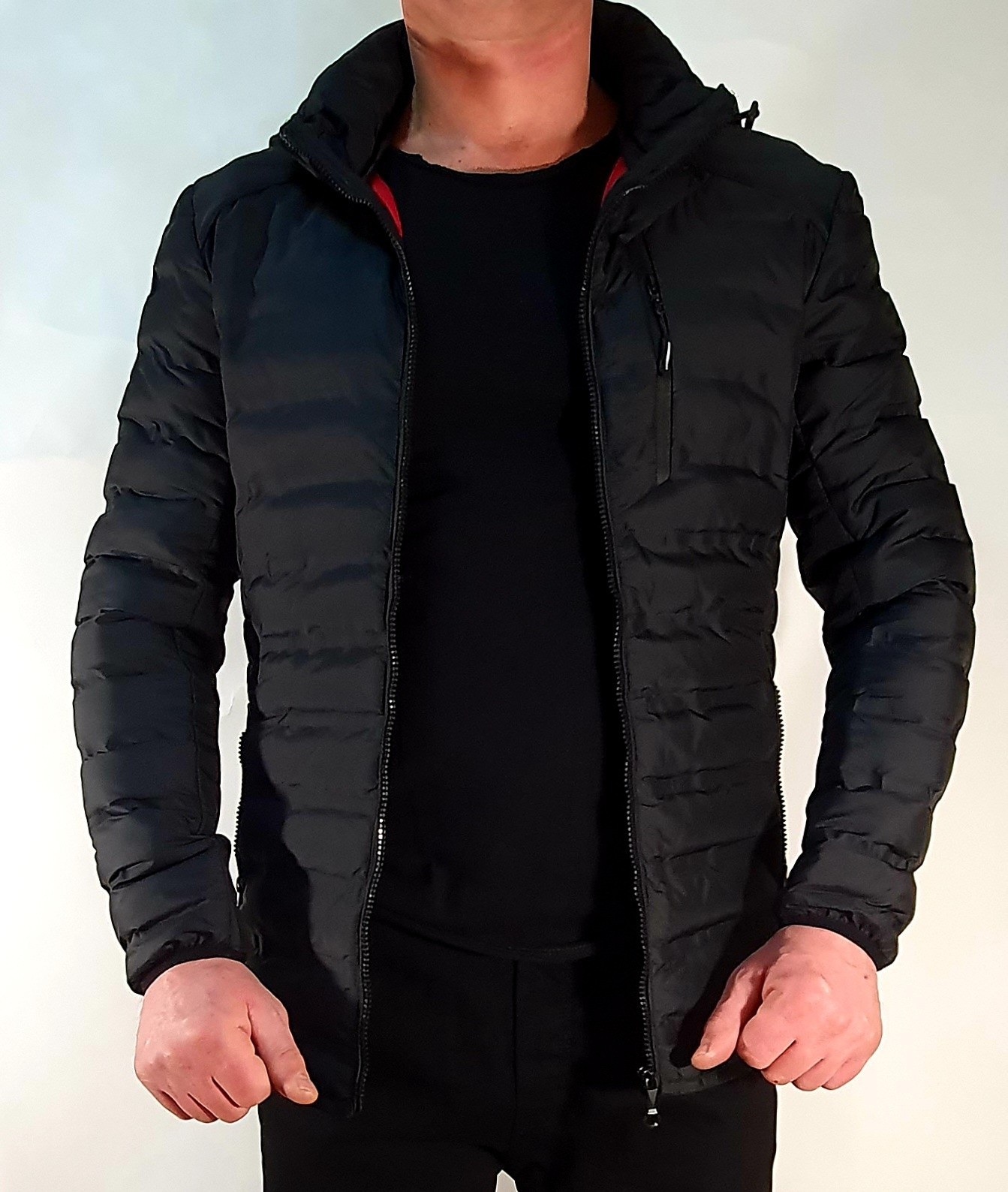 

Куртка мужская весенняя ZKE 91090 Black 3Xl