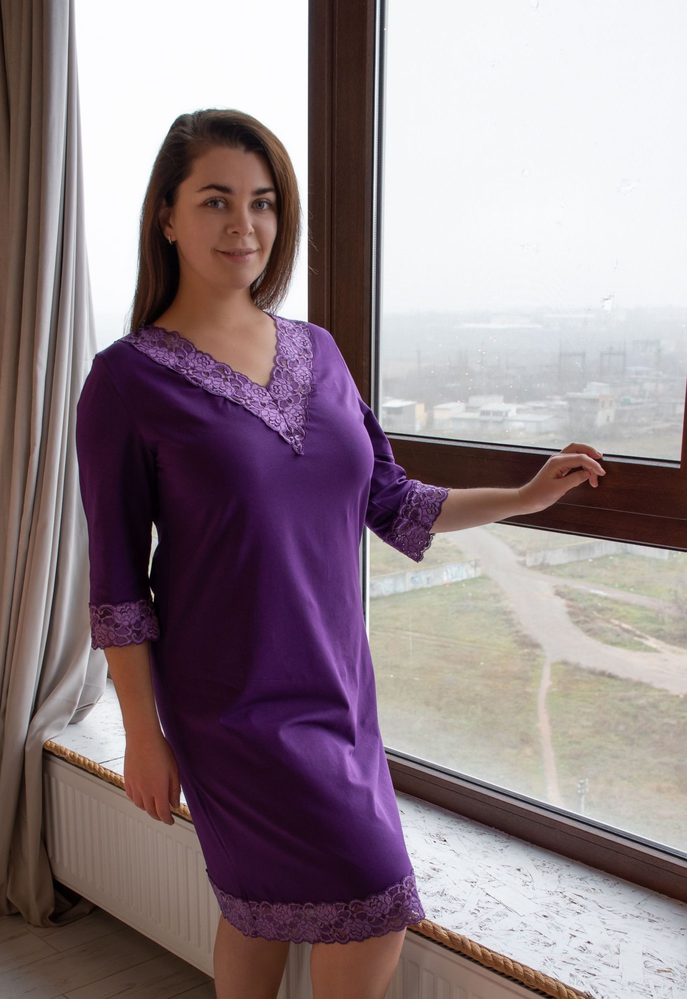 

Сорочка Marsana 03-034 2XL Аметистова