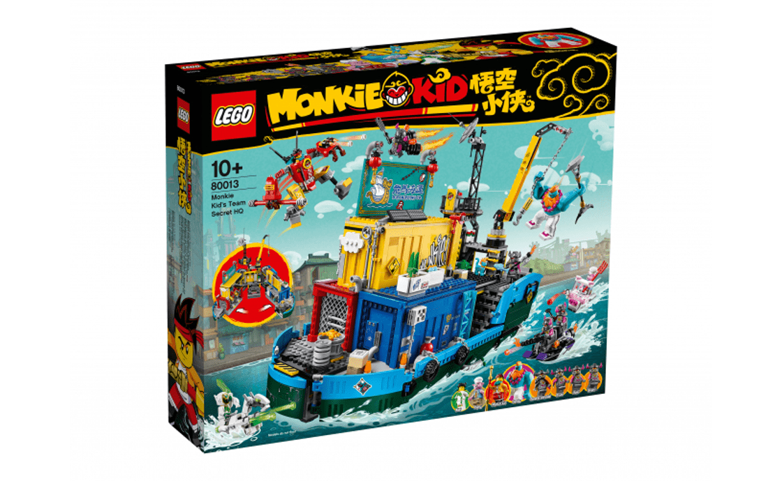 

Конструктор LEGO Таємна штаб-квартира команди Манкі Кіда 1959 деталей (80013)