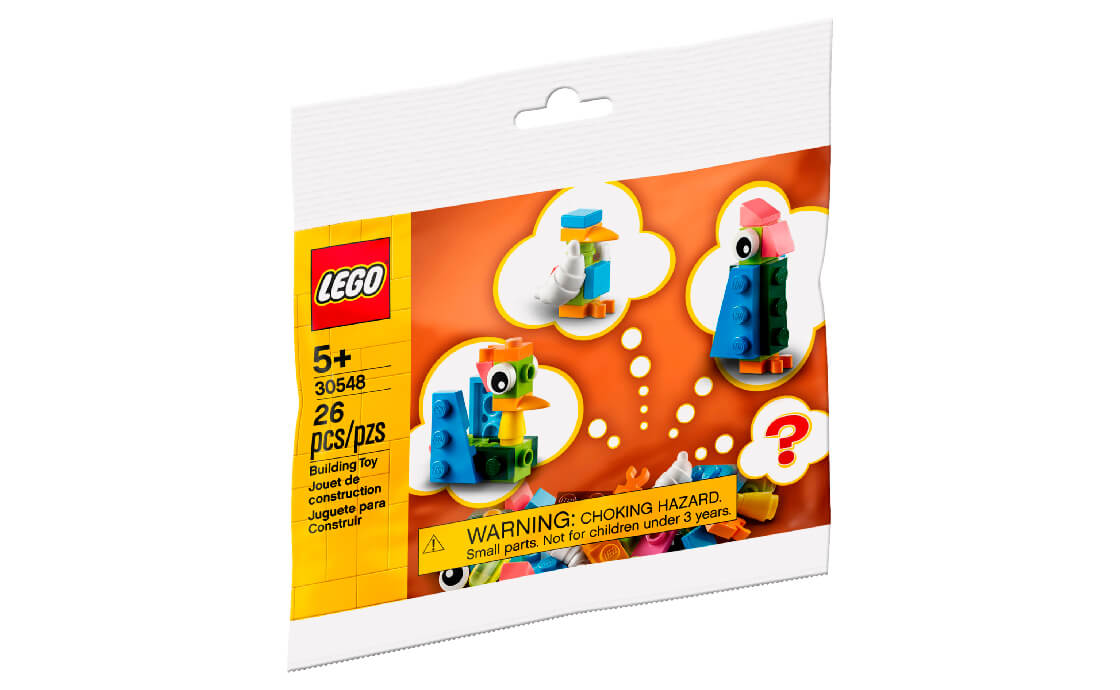 

Конструктор LEGO Придумай сам - Птахи (полібег) 26 деталей (30548)