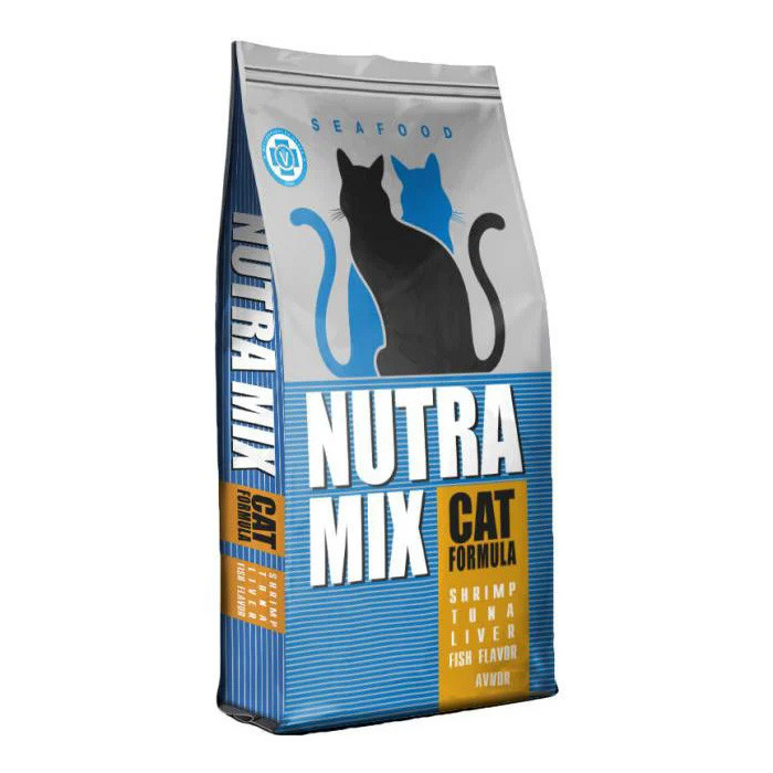 

Сухой корм для кошек Nutra Mix Seafood с креветками, тунцом и печенкой 9кг
