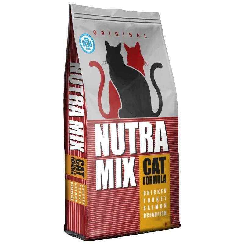 

Сухой корм для кошек Nutra Mix Original с курицей, индейкой и лососем 9,07кг