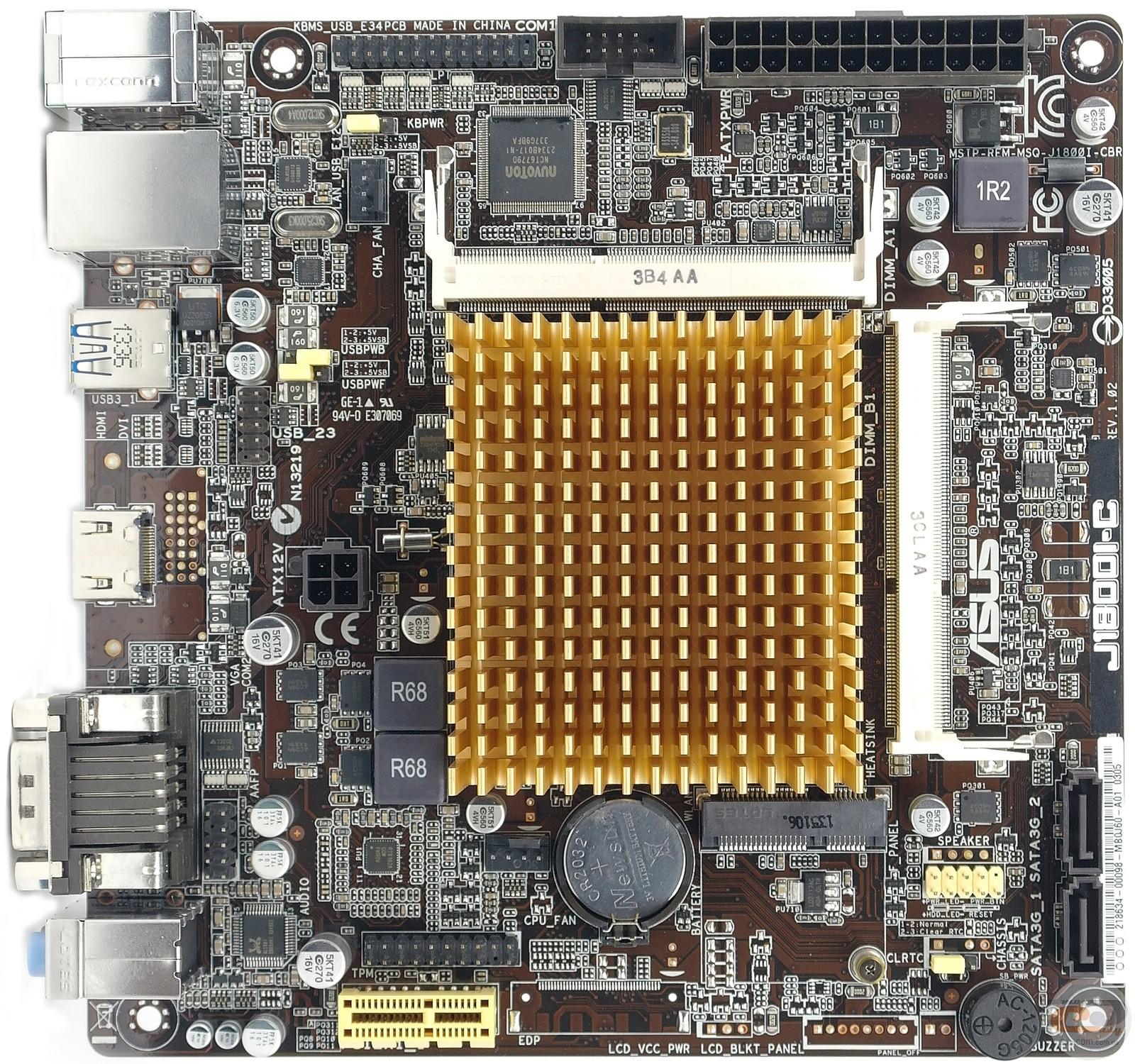 

Материнская плата ASUS J1800I-C (Integrated CPU, PCI-Ex16)