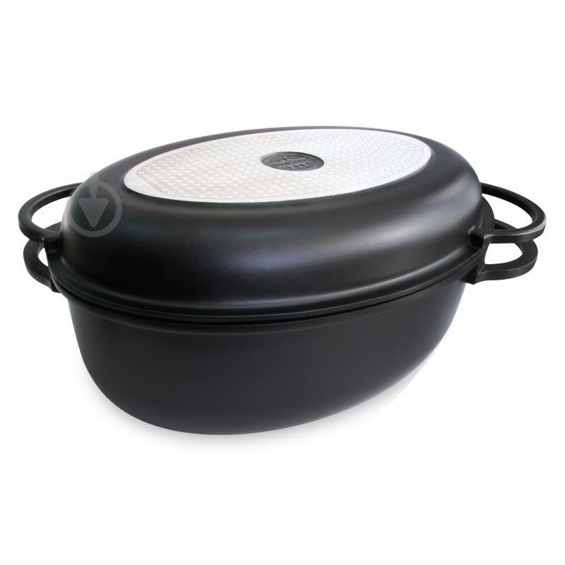 

Гусятница с крышкой-сковородой Lessner Black Pro New 55874 8,6 л