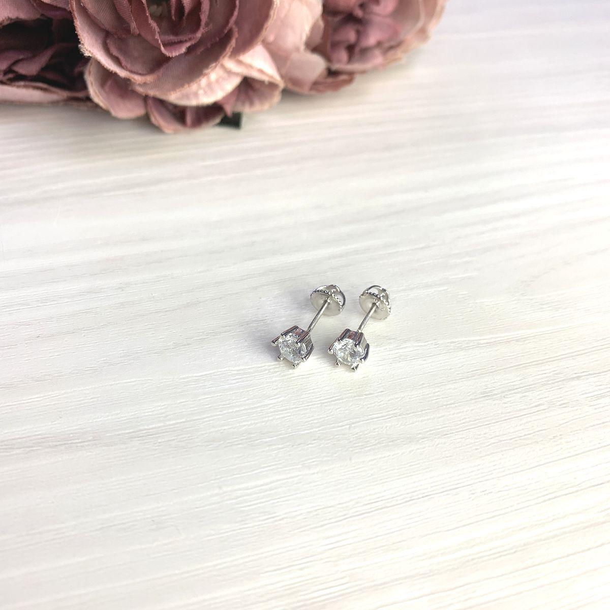 

Серебряные серьги SilverAlex с фианитами