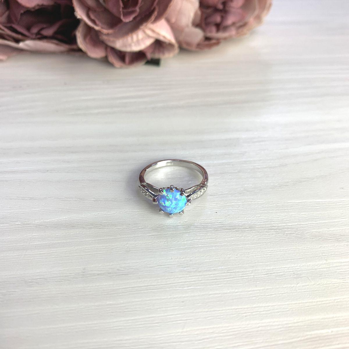 

Серебряное кольцо SilverAlex с опалом 2.61ct 17 размер